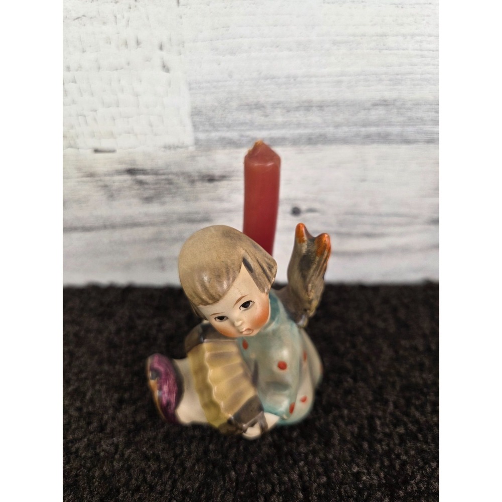 Vintage Goebel Angel Candle Holder Figurine W. Germany